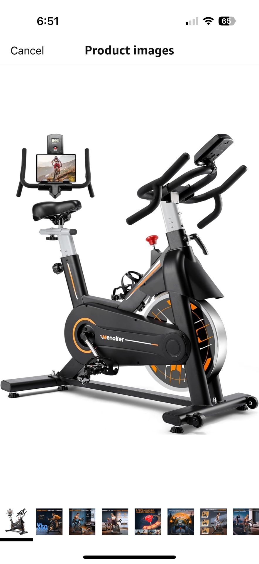 Yagud Exercise Bike (assembled)