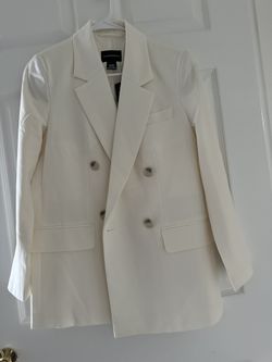 Lightweight Wool Relaxed Double Breasted Blazer