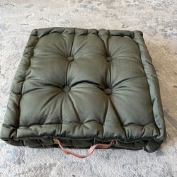 Green Floor Pillow Chair Cushion