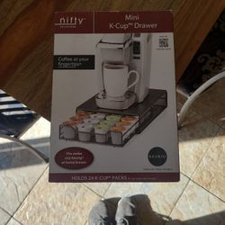 Mini K cup drawer.