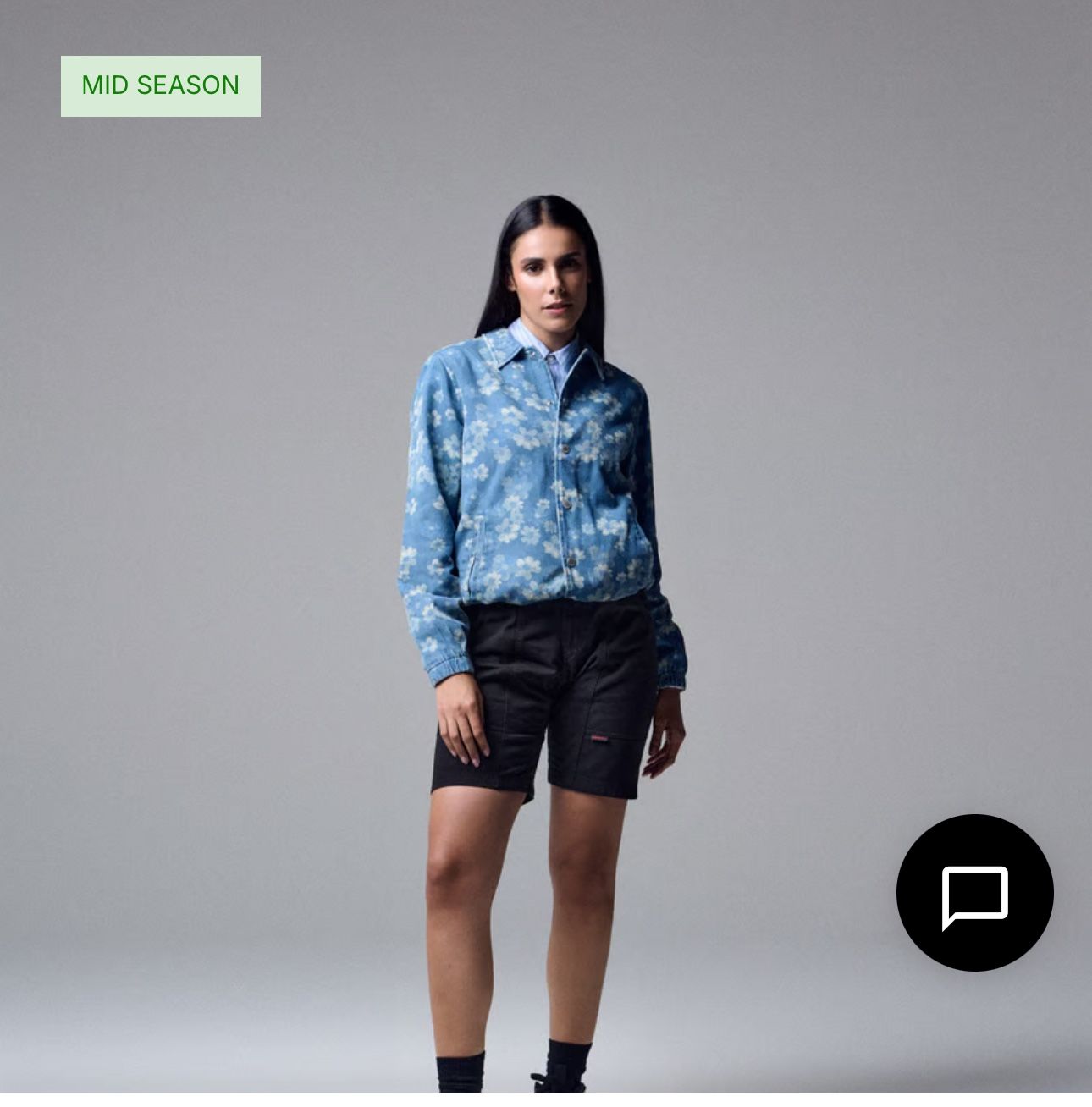 The item Pleasures Garden Men's Denim Coach Jacket