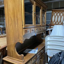 Vintage Wooden Hutch 
