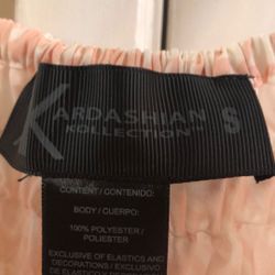 Kardashian Collection- Pink & White Summer Dress