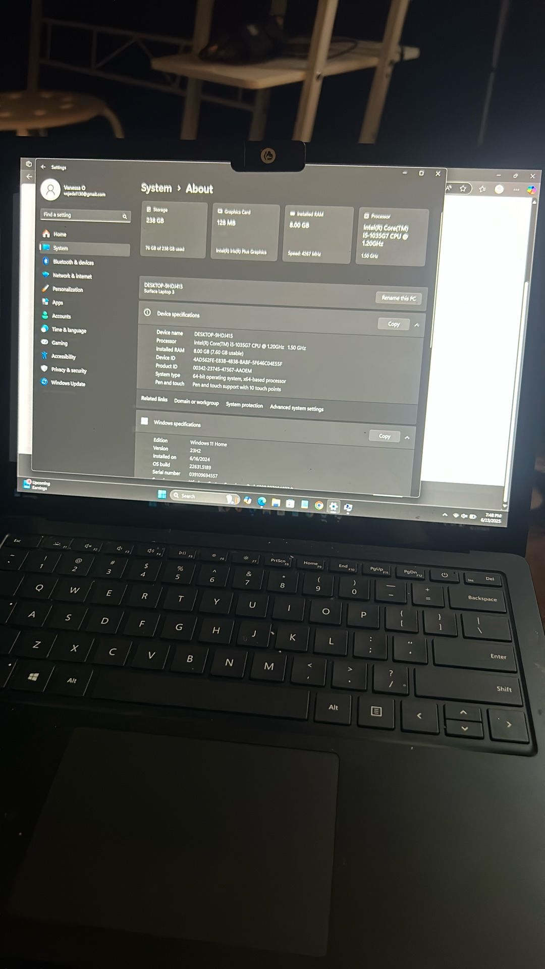 Microsoft Surface 3 Laptop