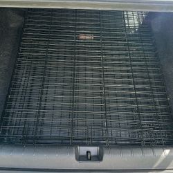 xxL dog cage . my dog is 95 lbs as you can see he has more than enough space 