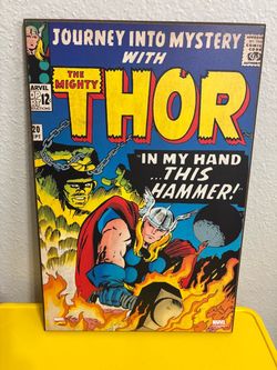 Thor wooden poster