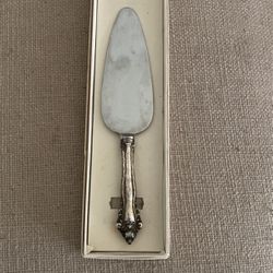 cake spatula with sterling silver handle