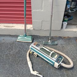 Vintage Canister Vacuum Cleaner 