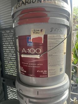 Red Paint Flat Exterior
