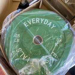 New pair of 25 bumper weights