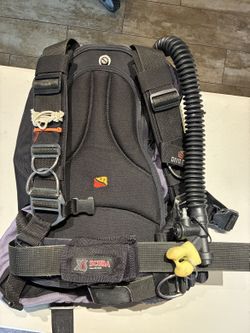 Dive Rite TransPac BCD Wing — Size M — XS Scuba Weight Pockets — AS-IS Untested
