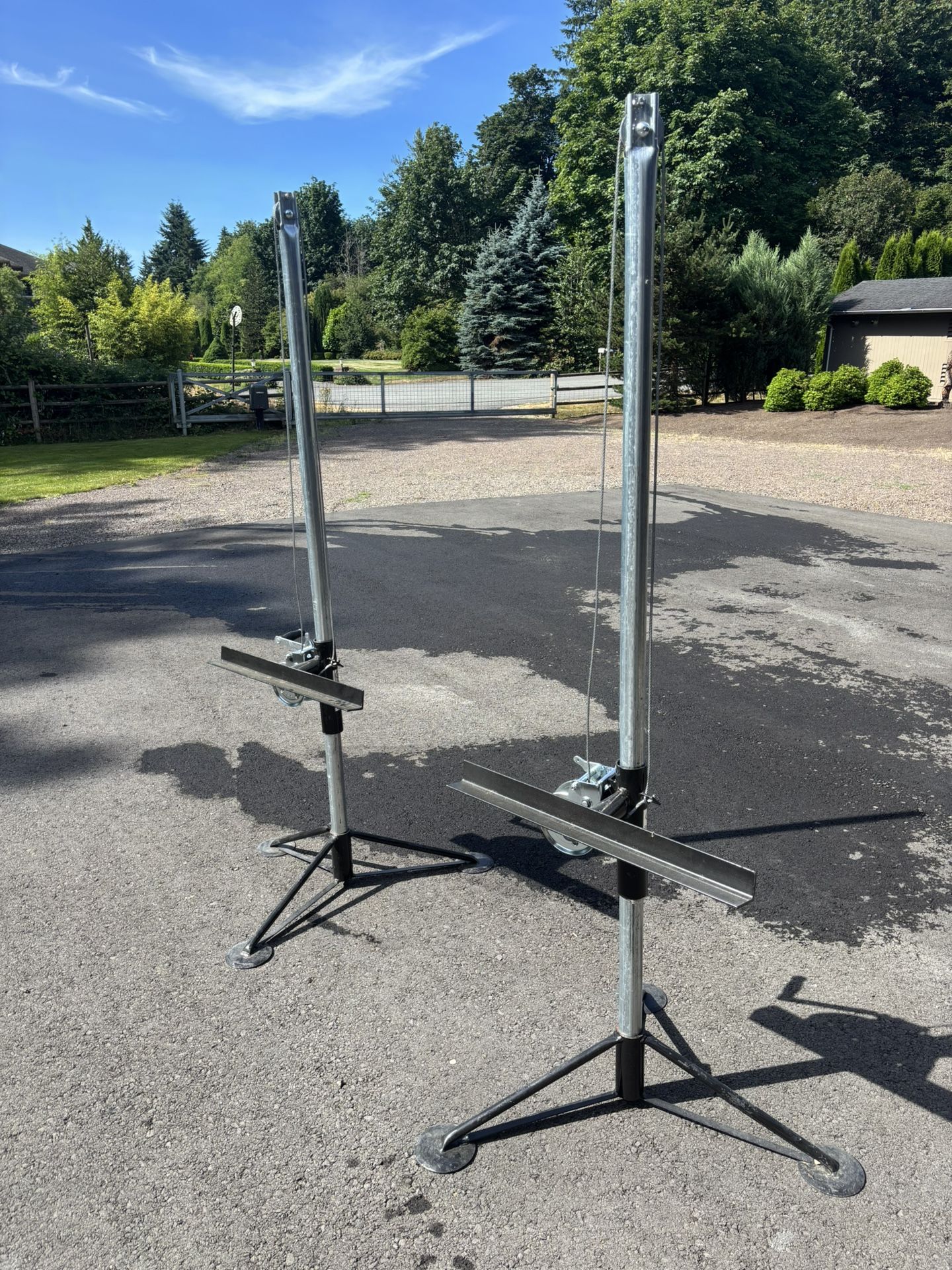 2 Brophy Cable Camper Jacks. 