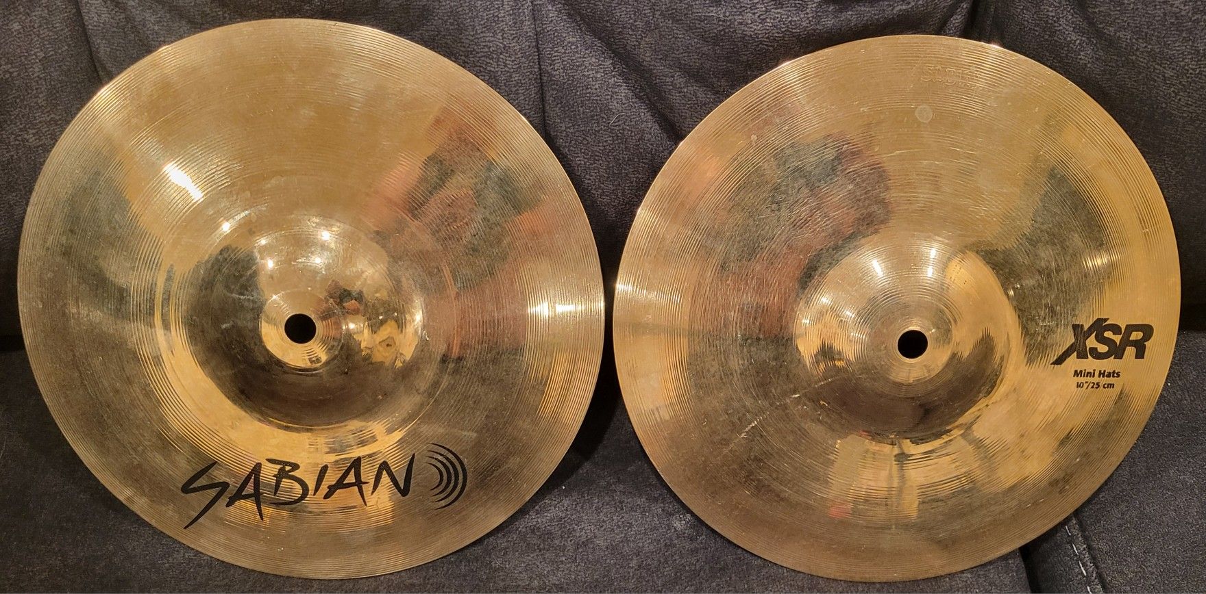 SABIAN XSR Mini Hats 10 in. Pair Drum Cymbals