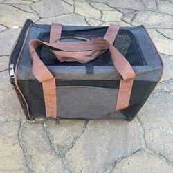 Soft-Sided Mesh Small Pet Carrier