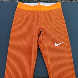 Nike Pro Elite Team Tights Mens Size Small Orange Made In USA Long DA3061-888. 