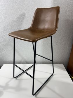 High Quality Stool Chair w Brown Seat
