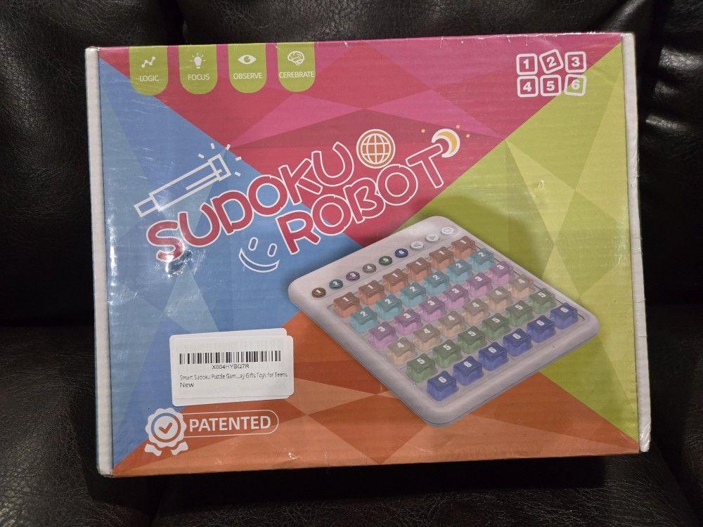 New In Box Smart Sudoku Puzzle Games, 3000 Levels Travel Games for Kids, Brain Teasers