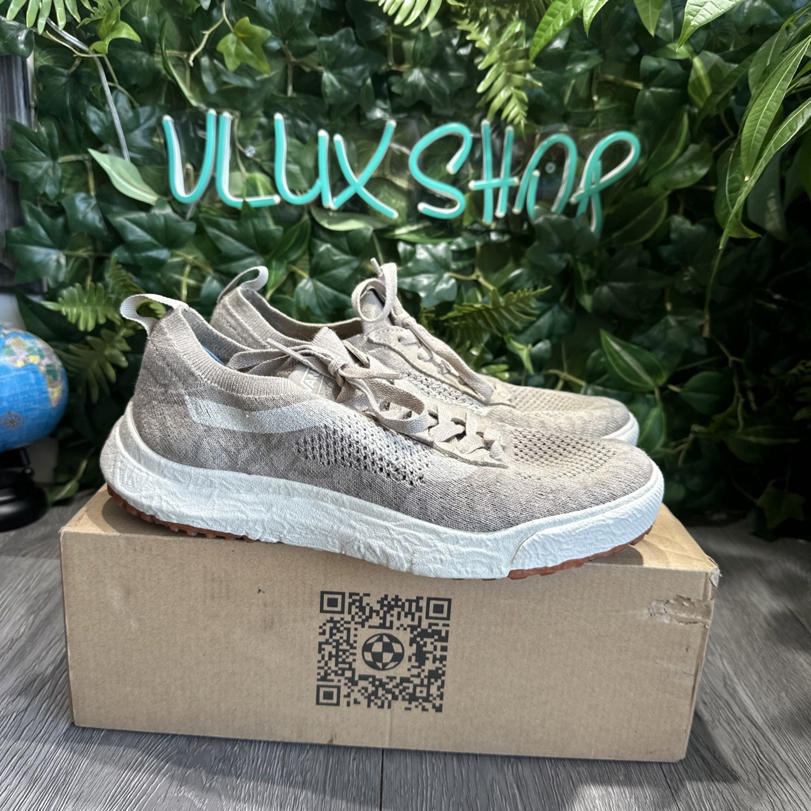 Vans Mens Size 8.5 UltraRange VR3 Cobblestone Mesh Low Top Lace Up Sneakers