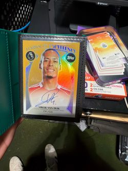 Autographed Topps Marks of Excellence Virgil Van Dijk