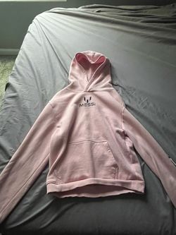 Messi Pink Pullover Hoodie
