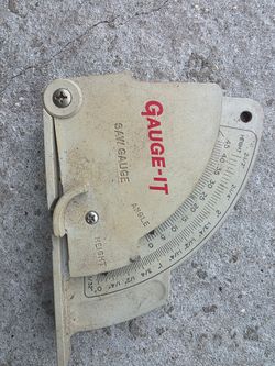 Gauge-It Saw Gauge (specifically manufactured by companies like E.F. Boerder Company and Big Horn Tools