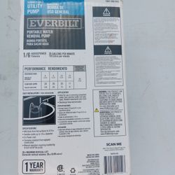 Everbilt Utility Pump