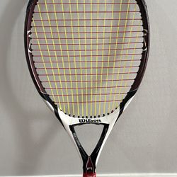 Wilson K Factor tennis racket. Newly restring 