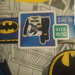 Batman Pijamas Pajamas Size 10/12