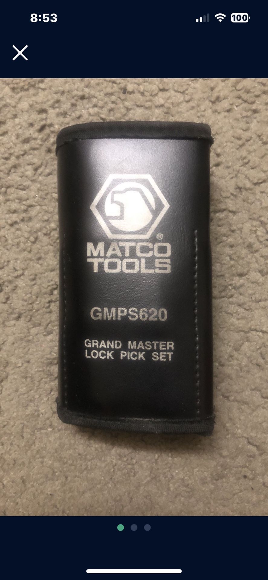 MATCO TOOLS B Automotive Lock Pick Tool Kit for Sale in Burbank, CA ...