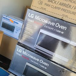 Microwaves 50% off MSRP. LG, GE, Samsung, Sharp. Message for prices.