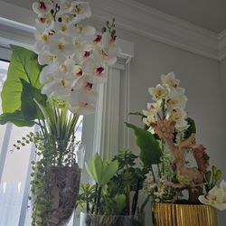 Plantas Artificiales Para Decoración.  Centros De Mesa Y ARREGLOS DE PISO 