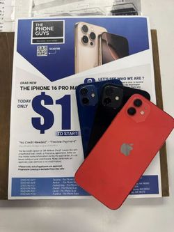 Apple - iPhone 12 6.1" (Unlocked) (Pre-owned) / 64GB / Fair- $1 Down Payment Plan Available