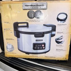 Brand. New Hamilton Beach Commercial Rice Cooker.