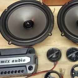 MTX TX6   6  3/4" Components W Crossovers