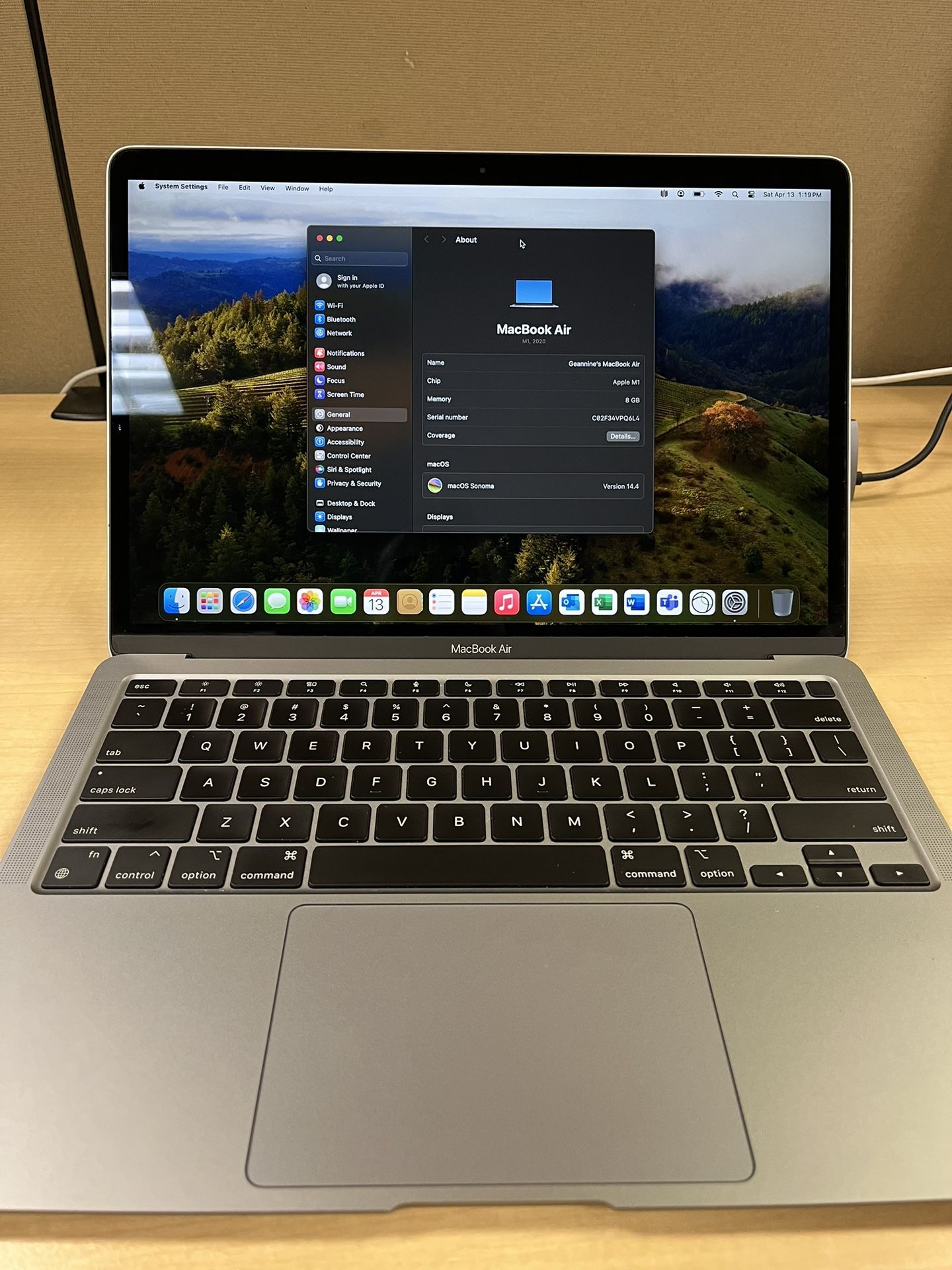 MacBook Air 13” 2020 M1