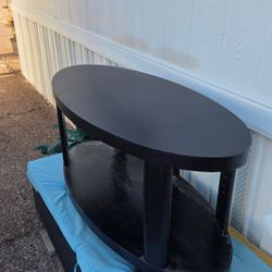 Black Table $50 With Glass Top
