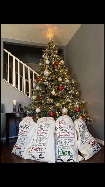 Personalized Christmas Gift Sacks
