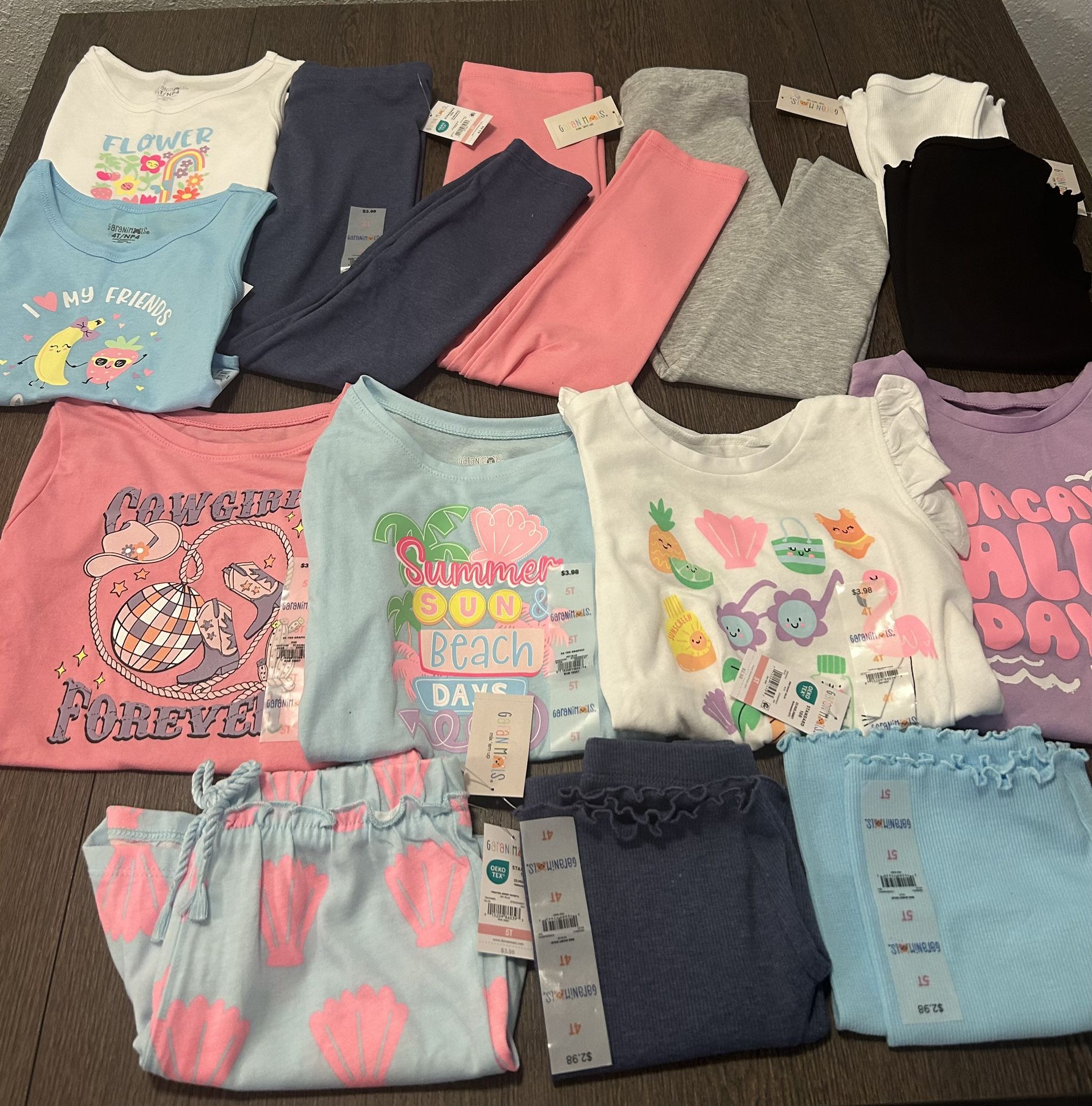 Garanimals Girl 4t-5t Clothing Set