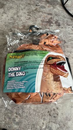 INFLATABLE DINOSAUR KIDS COSTUME!