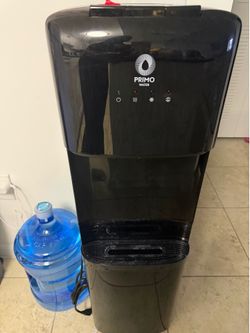 Primo Water® Black Bottom Load Classic Hot and Cold  2 Temp Water Dispenser with High Dispensing Area