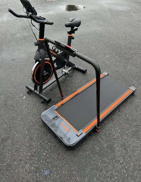 Brand New exercise bike and treadmill combo package worth 600