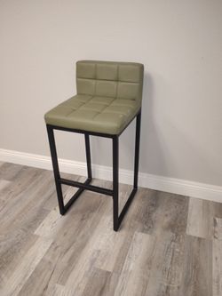 Modern Bar Stool with Low Back - 37 inches tall - in very good condition