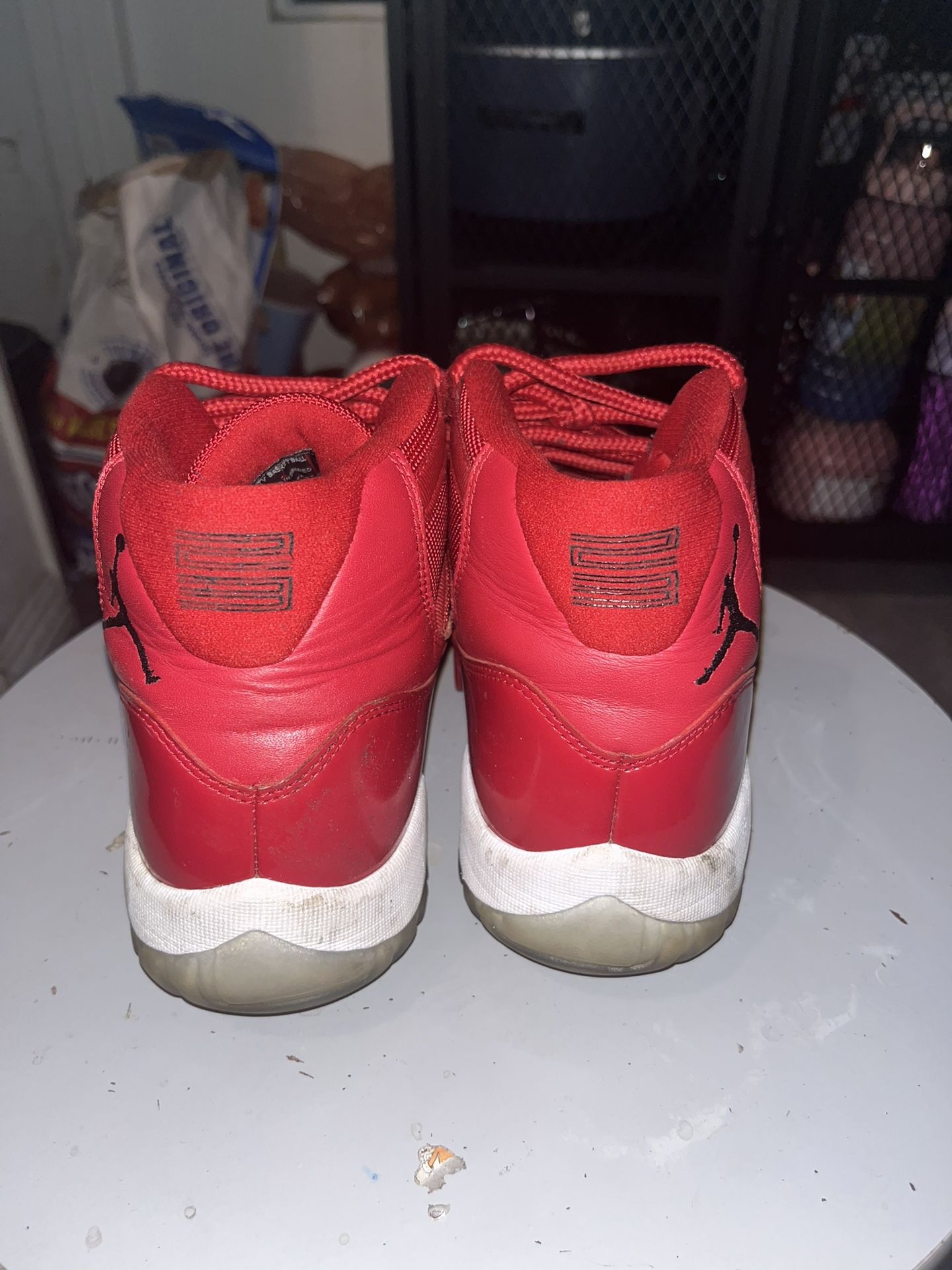 Red Jordan 11’s