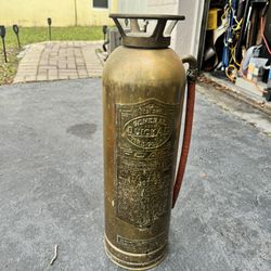 Antique Brass Fire Extinguisher Collection ! Great Deal!