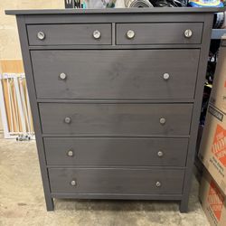 IKEA Hemnes Dresser Dark Grey