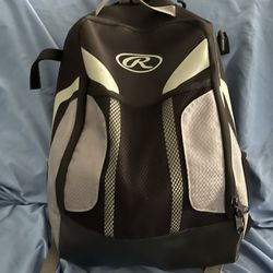 Baseball Backpack With Hook To Hang Like New