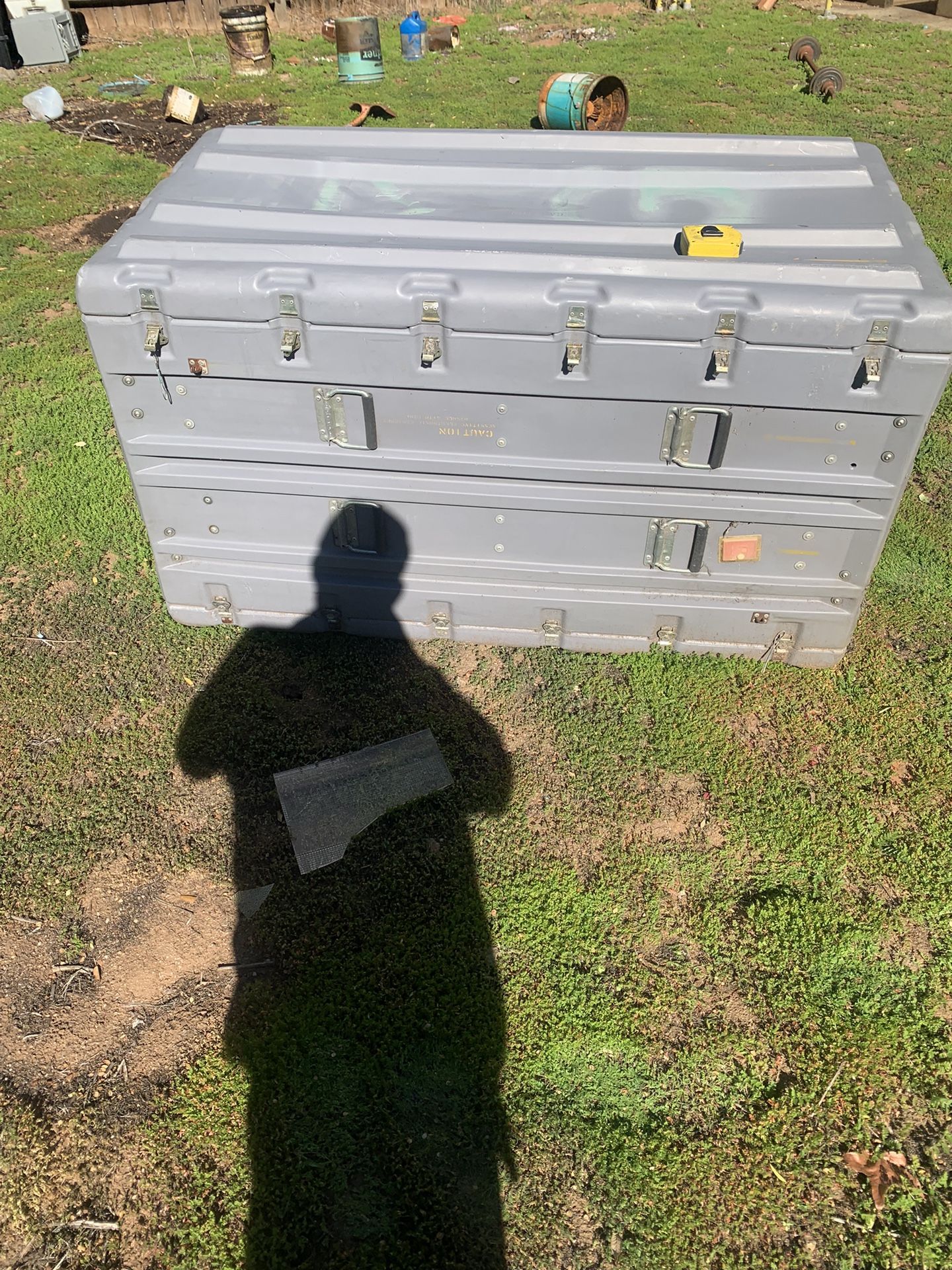 Military Grade Storage Box -54”x 29”x 32”. —20 Latches