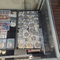Silver Coins For Sale!!!(Dimes, Quarters, Half Dollars, Dollars) 