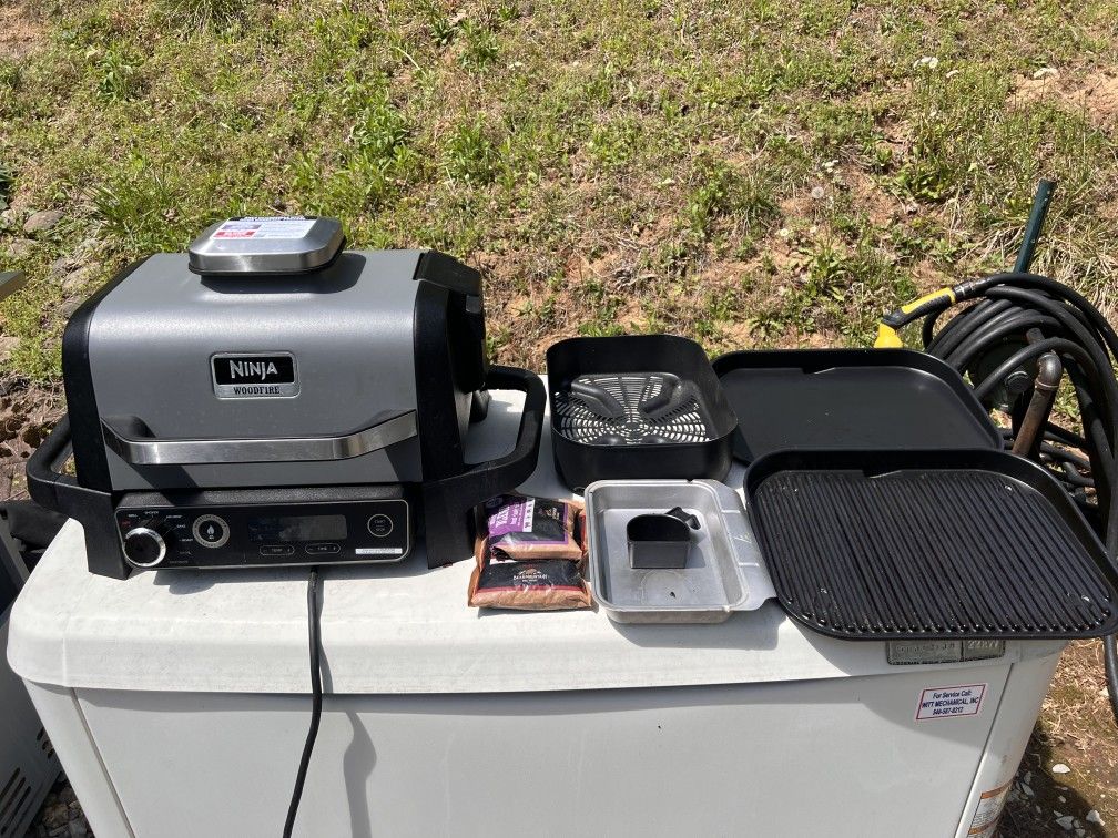 Ninja Wood Fire Outdoor Electric Grill And Smoker