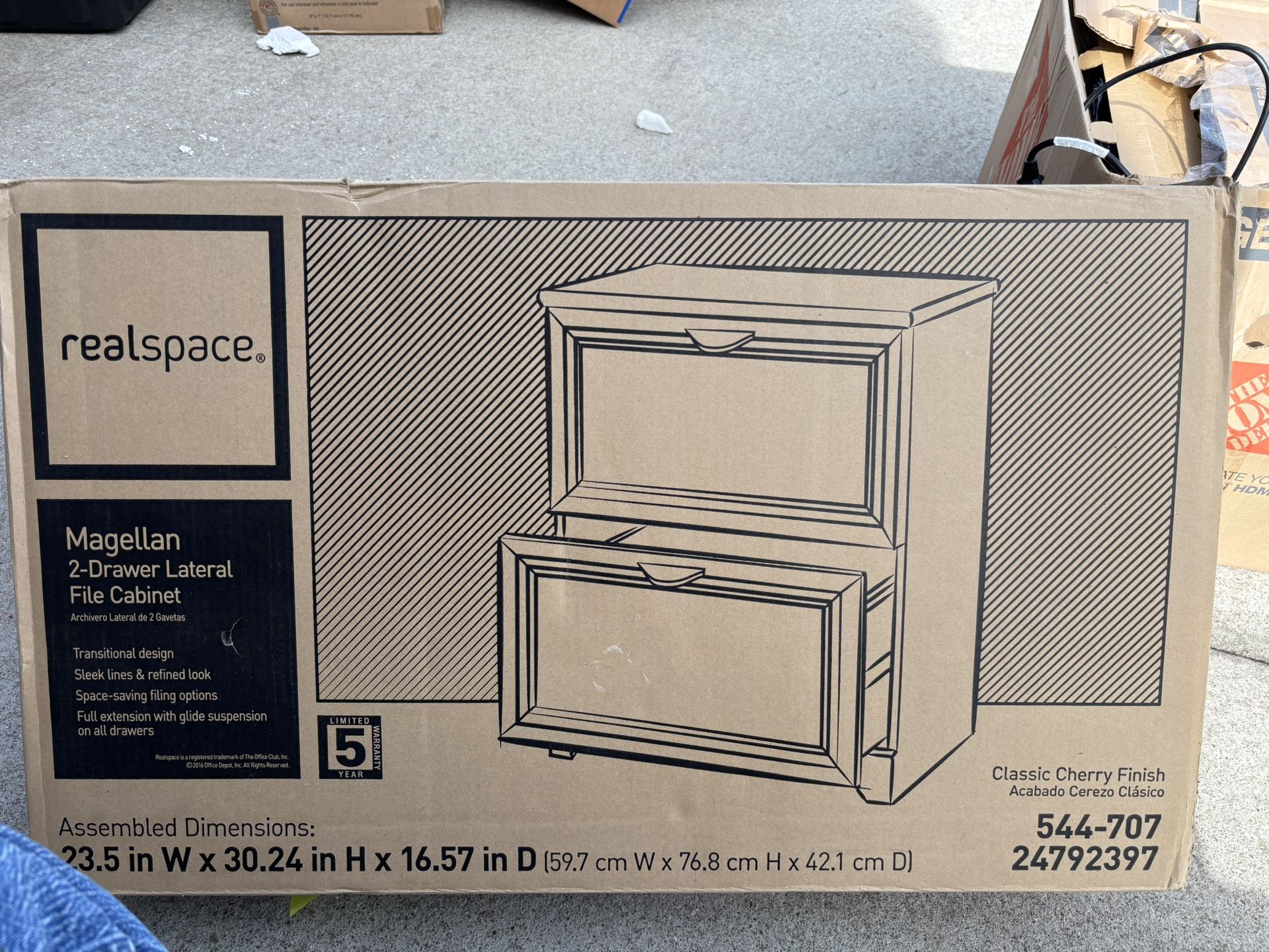 Filing Cabinet 2 Drawers